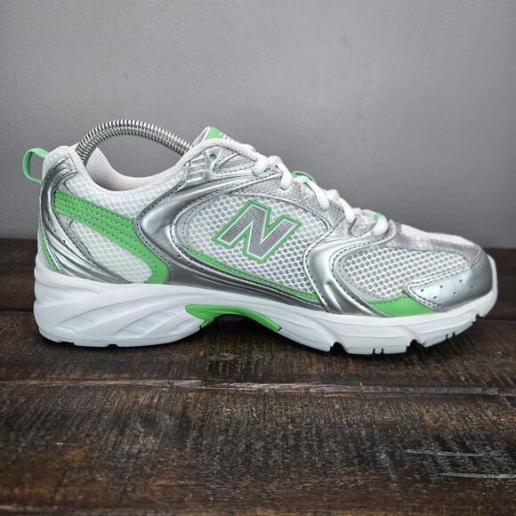 NEW New Balance 530 Womens Size 8 D Running Shoes U530APL White Green - Picture 8 of 12